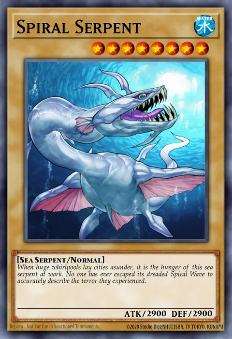 Spiral Serpent trading card
