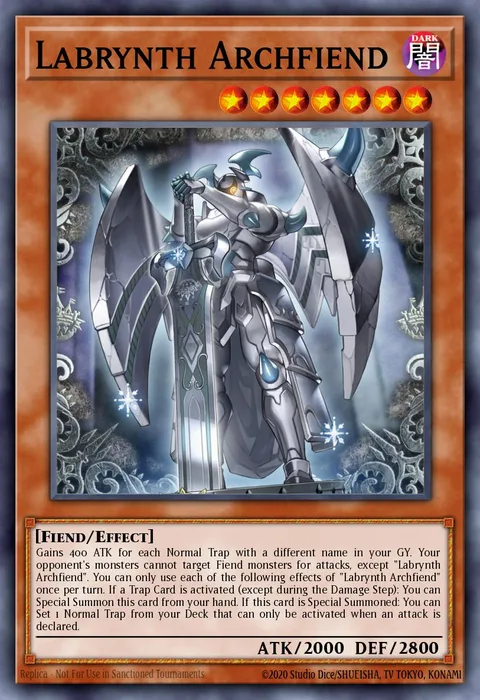 Labrynth Archfiend trading card