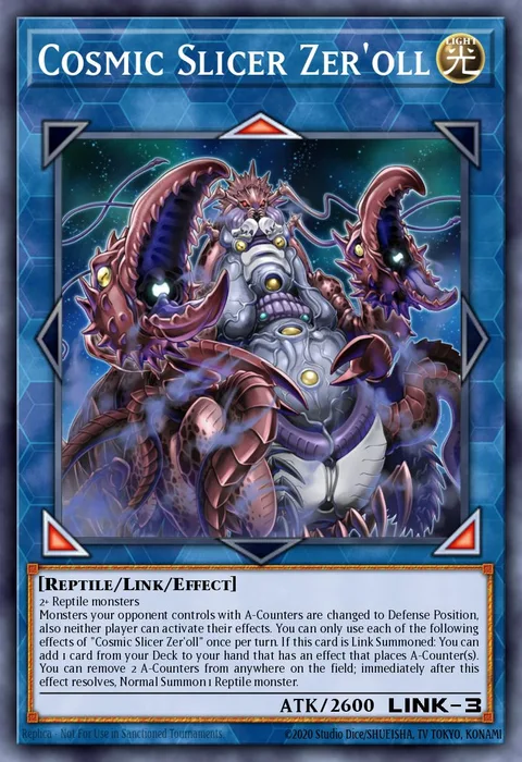Cosmic Slicer Zer'oll trading card