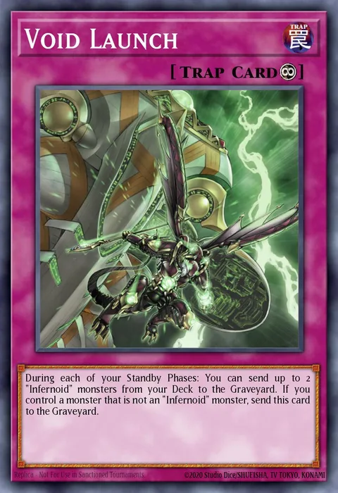 Void Launch trading card