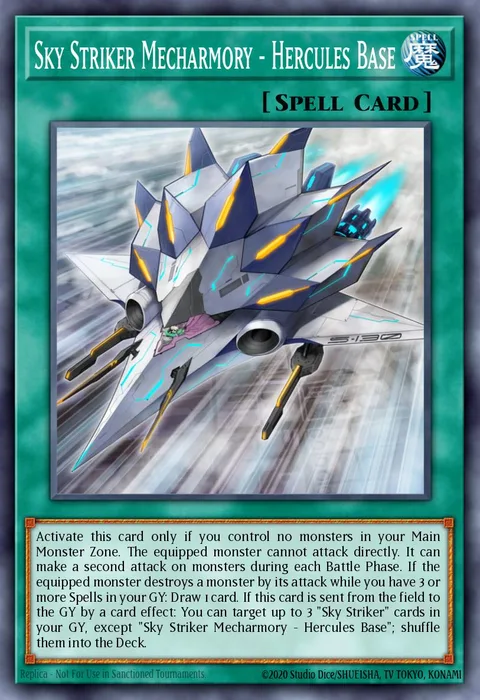 Sky Striker Mecharmory - Hercules Base trading card