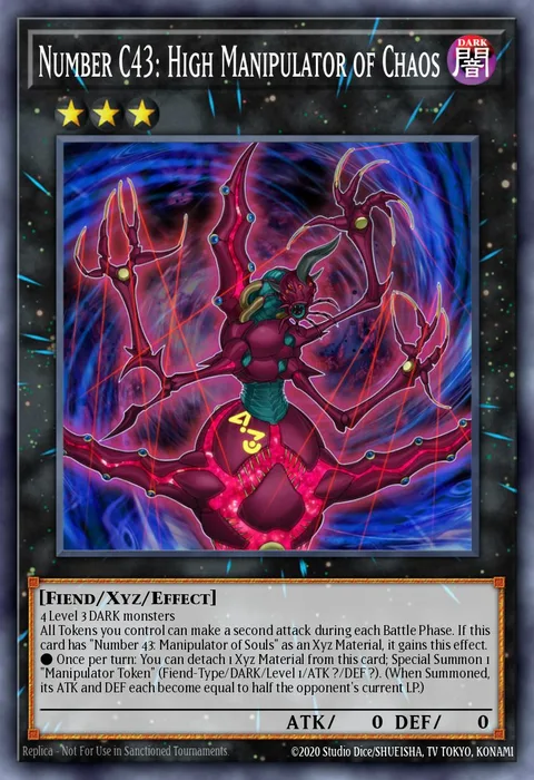 Number C43: High Manipulator of Chaos trading card