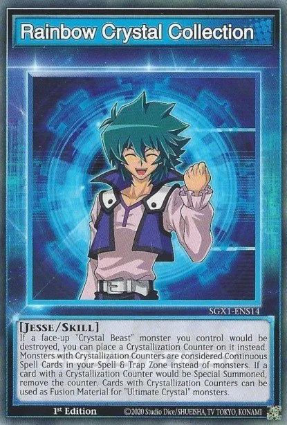 Rainbow Crystal Collection trading card