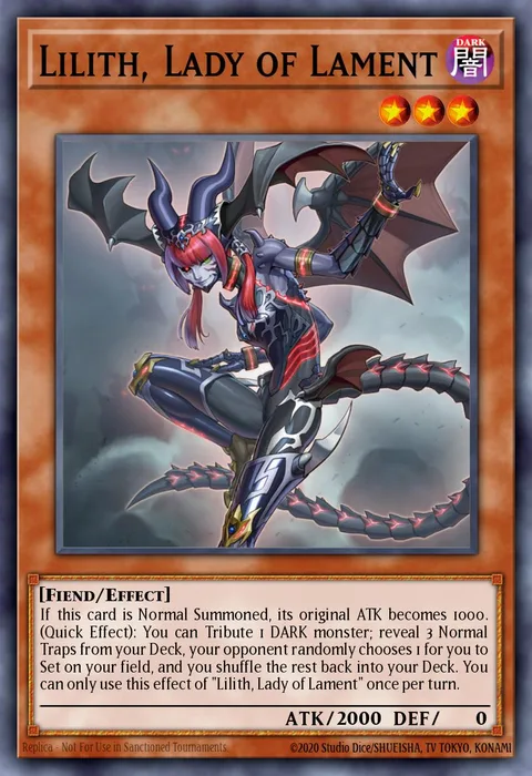 Lilith, Lady of Lament trading card