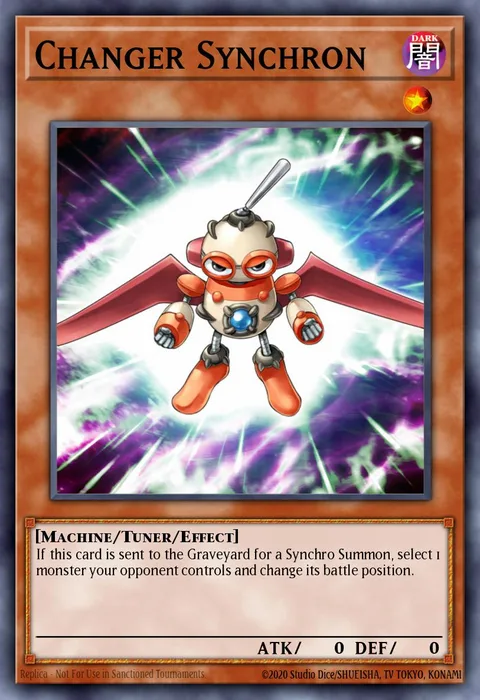 Changer Synchron trading card