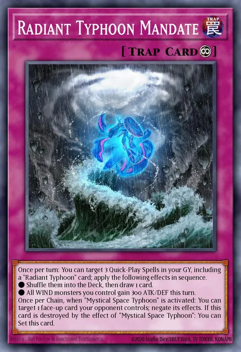 Radiant Typhoon Mandate trading card