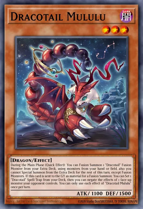 Dracotail Mululu trading card