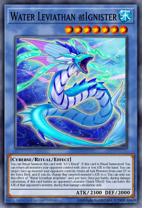 Water Leviathan @Ignister trading card