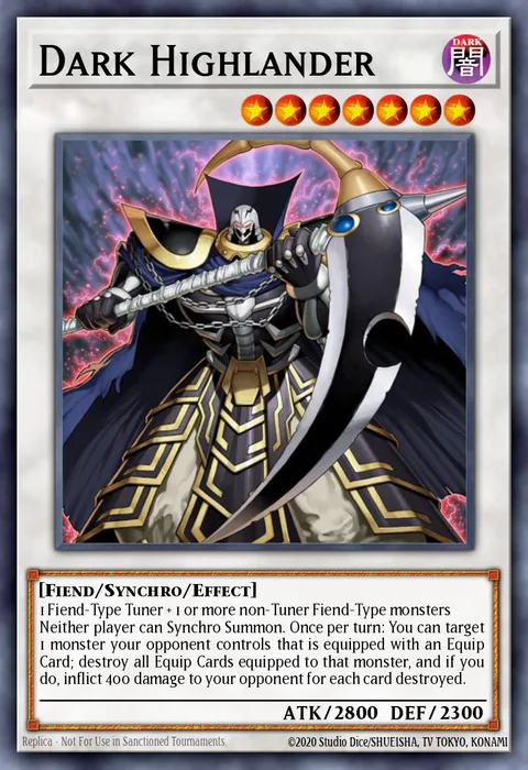 Dark Highlander trading card