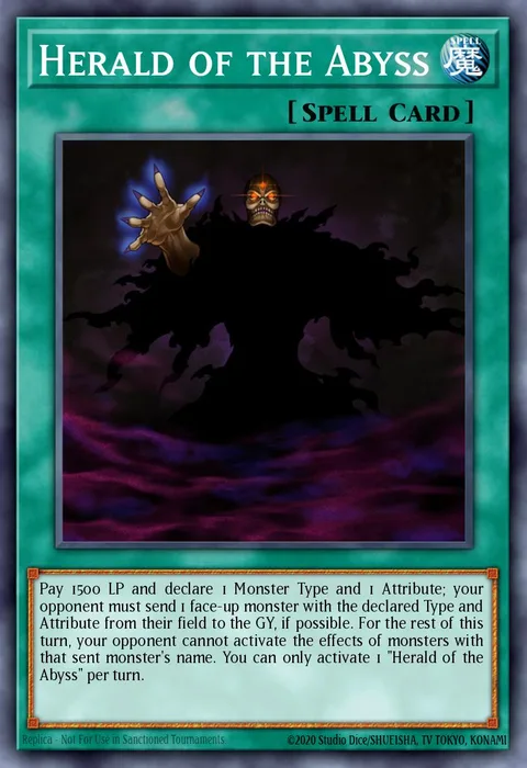 Herald of the Abyss trading card