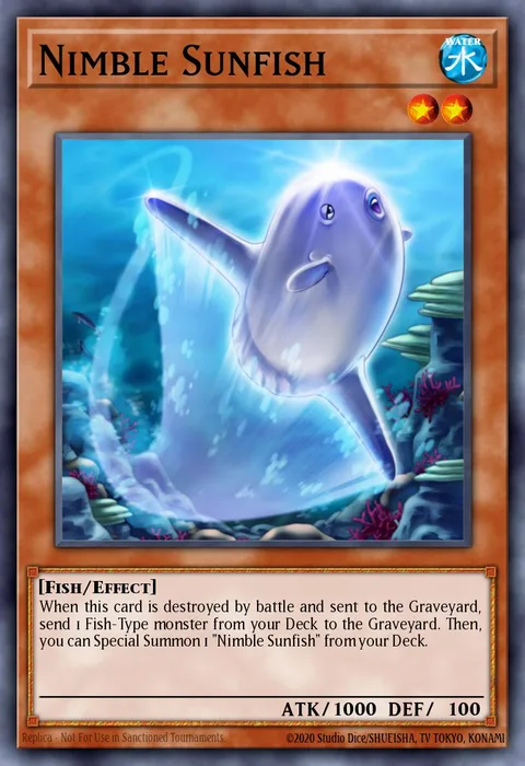 Nimble Sunfish trading card