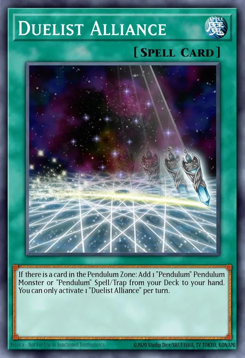 Duelist Alliance trading card