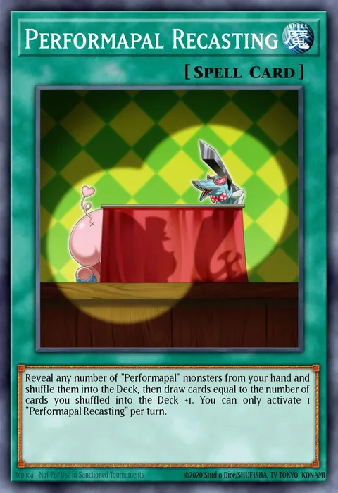 Performapal Recasting trading card