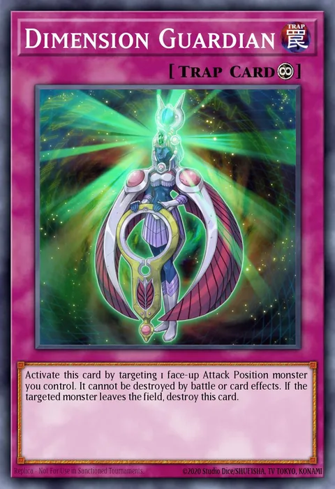Dimension Guardian trading card