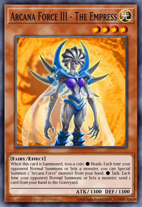 Arcana Force III - The Empress trading card