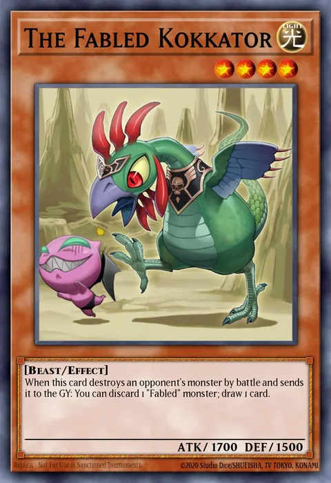 The Fabled Kokkator trading card