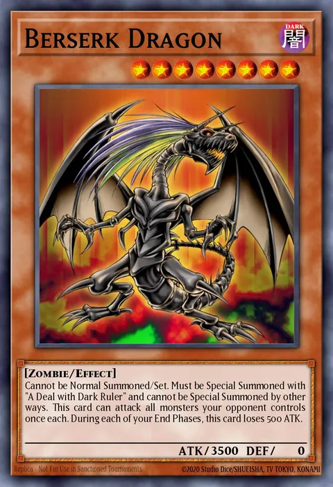 Berserk Dragon trading card