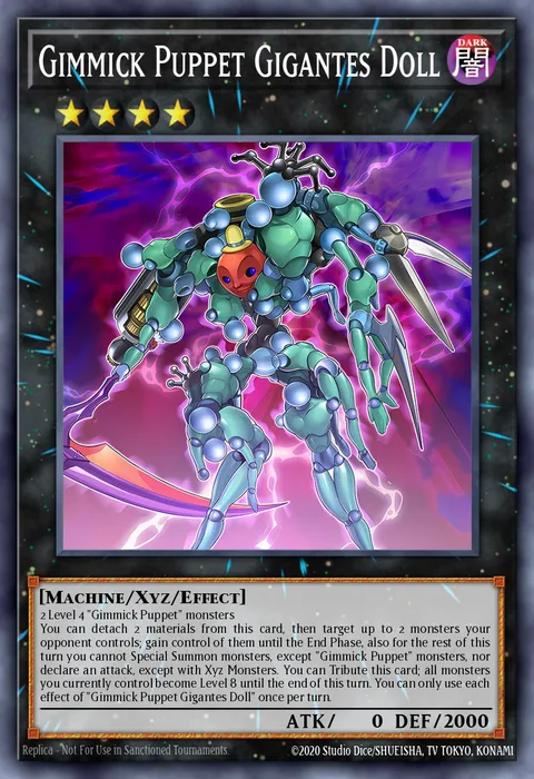 Gimmick Puppet Gigantes Doll trading card