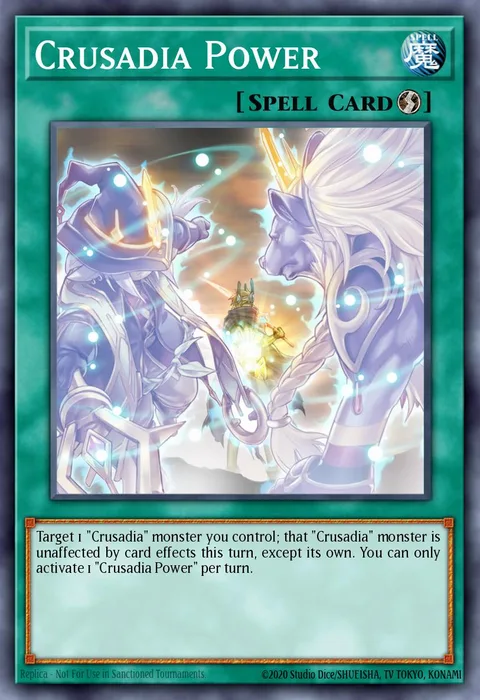 Crusadia Power trading card