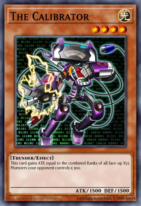 The Calibrator trading card