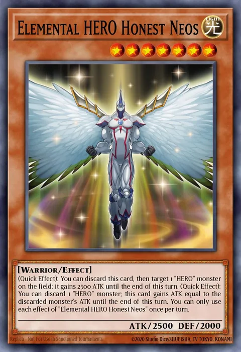 Elemental HERO Honest Neos trading card