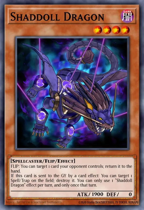 Shaddoll Dragon trading card