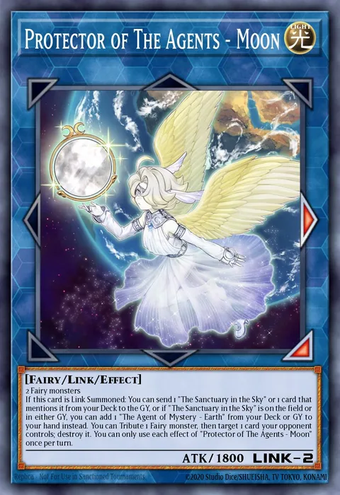 Protector of The Agents - Moon trading card