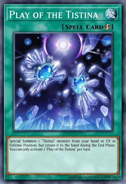 Play of the Tistina trading card