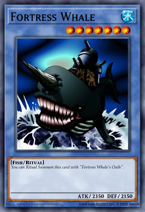Fortress Whale trading card