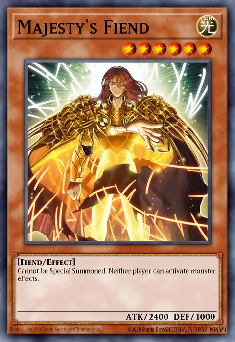 Majesty's Fiend trading card