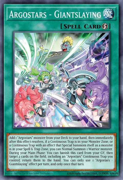 Argostars - Giantslaying trading card