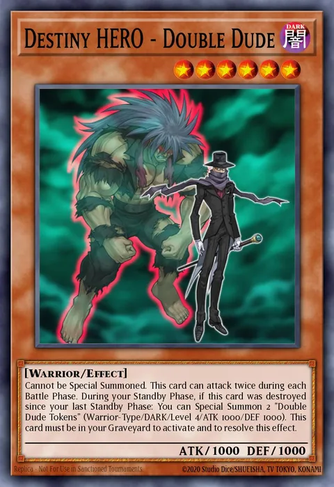 Destiny HERO - Double Dude trading card