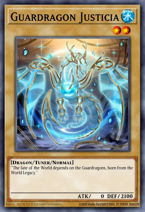 Guardragon Justicia trading card