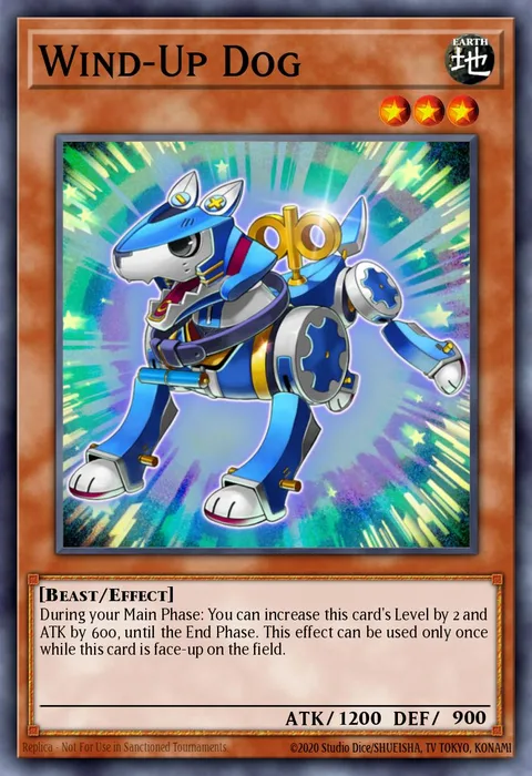 Wind-Up Dog trading card