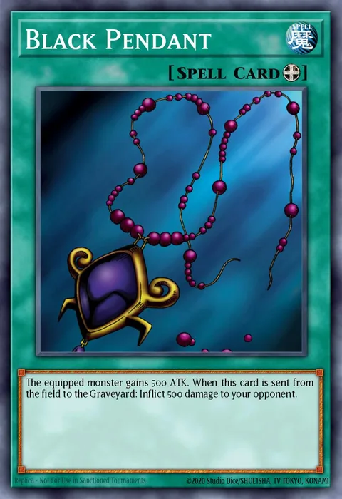Black Pendant trading card