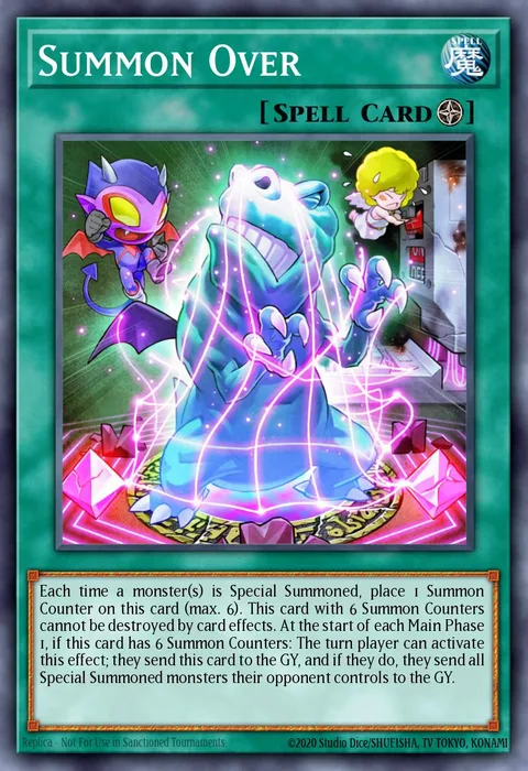 Summon Over trading card