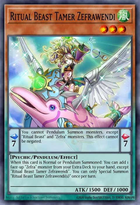 Ritual Beast Tamer Zefrawendi trading card
