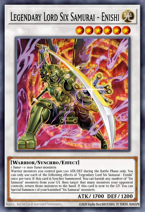 Legendary Lord Six Samurai - Enishi trading card