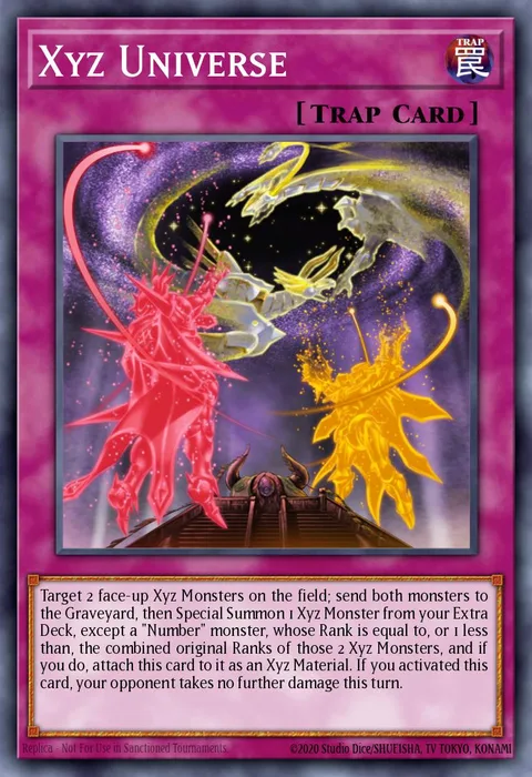 Xyz Universe trading card