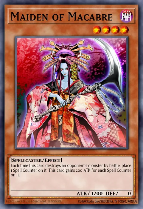 Maiden of Macabre trading card
