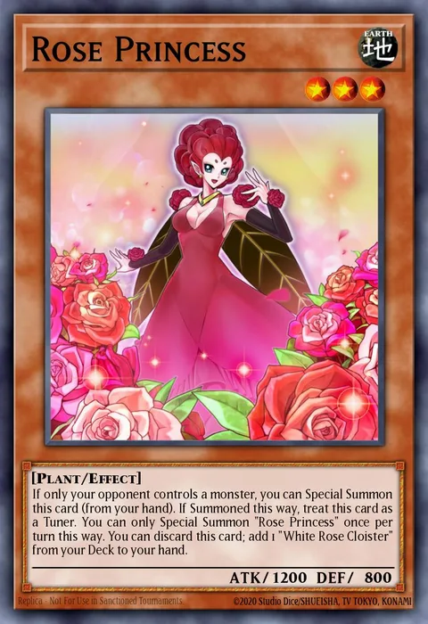 Rose Princess trading card