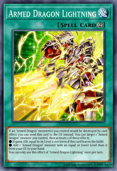 Armed Dragon Lightning trading card