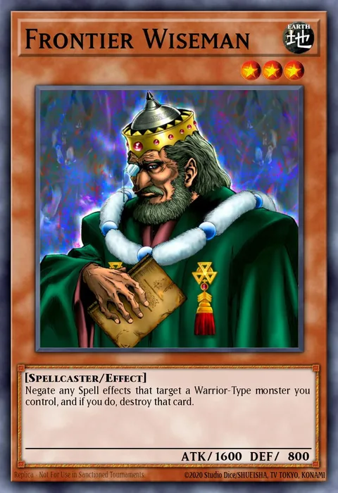 Frontier Wiseman trading card