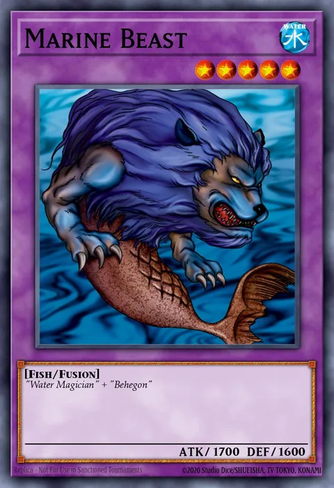 Marine Beast trading card