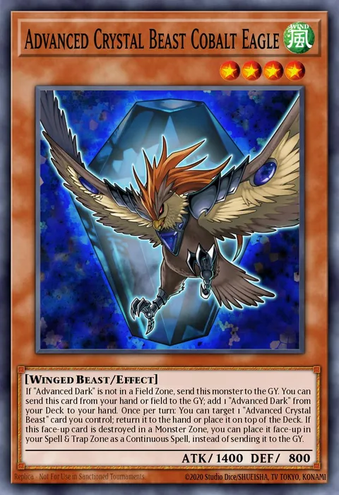 Advanced Crystal Beast Cobalt Eagle trading card