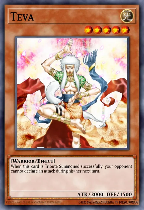 Teva trading card