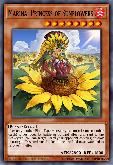 Marina, Princess of Sunflowers trading card