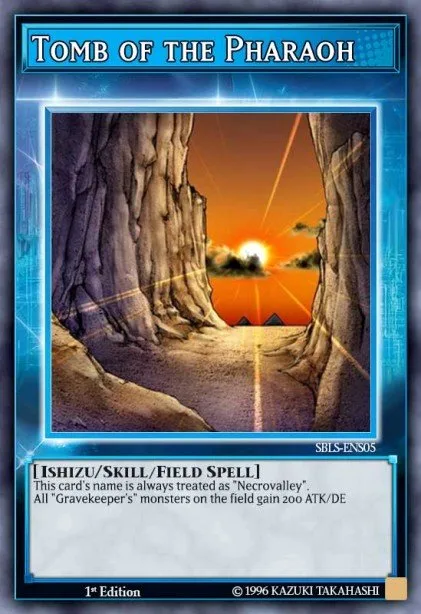 Tomb of the Pharaoh trading card