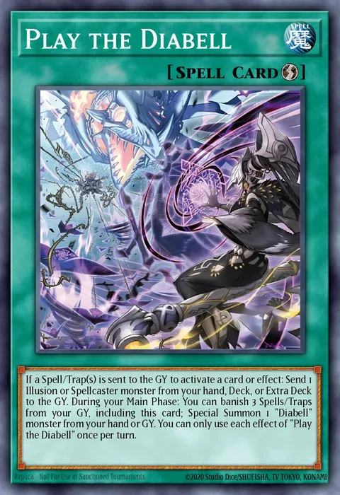 Play the Diabell trading card