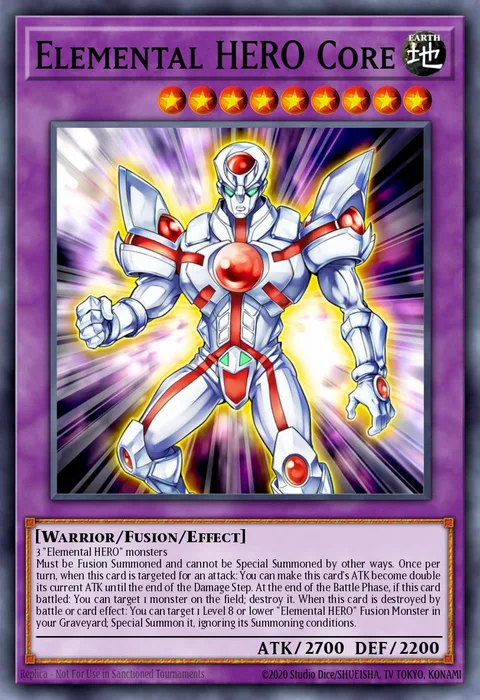 Elemental HERO Core trading card